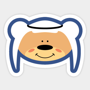 Teddy bear with Burnus Sticker